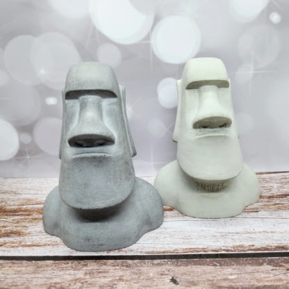 Moai Kopf Betonte Deko