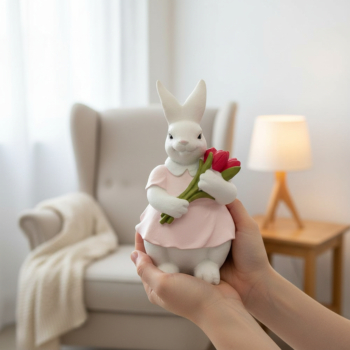 Originelle Betonwaren: Sichere dir Osterhasenpaar aus Beton online Osterhasenpaar aus Beton