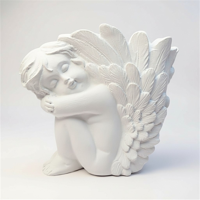 Engel-Topf aus Beton