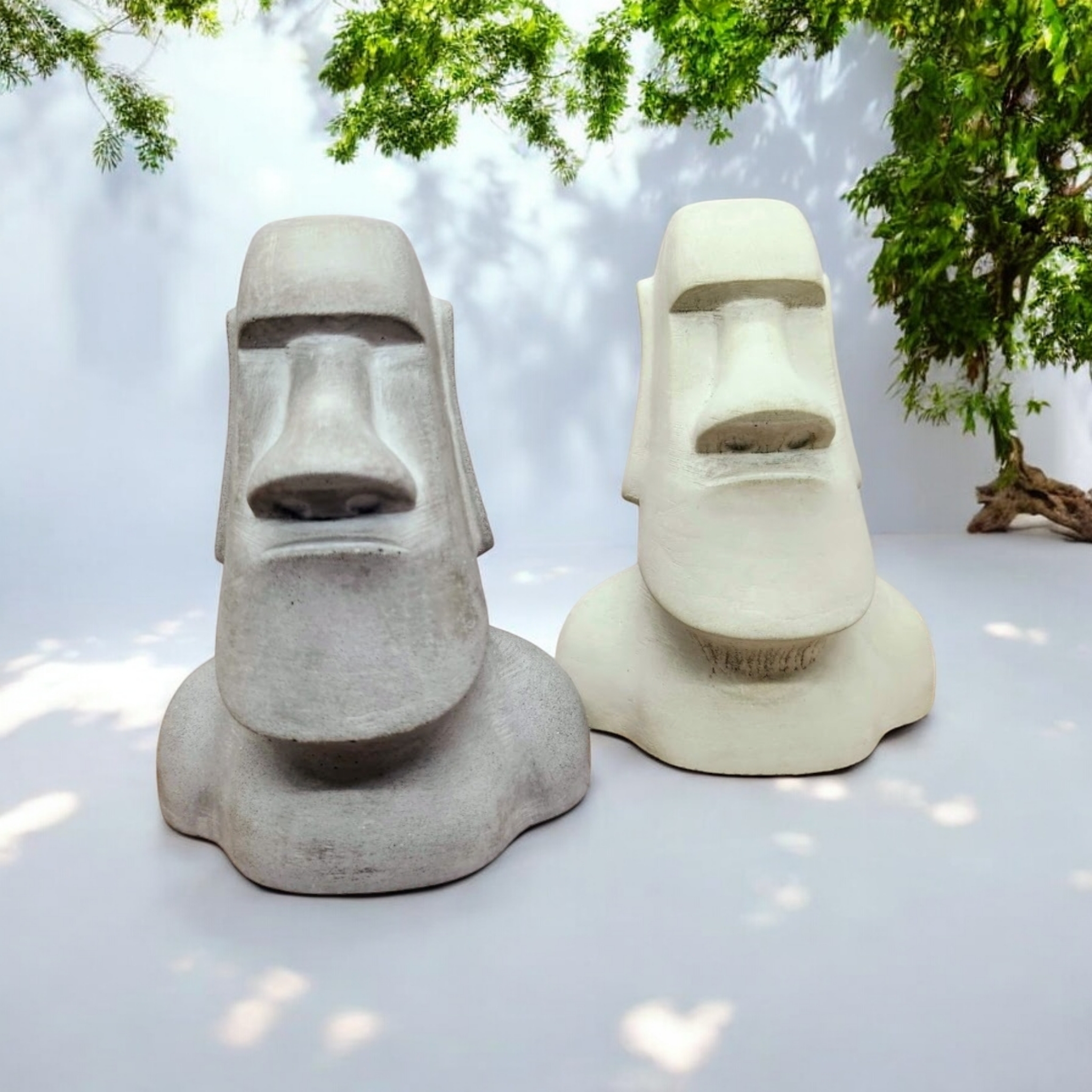 Moai Osterinsel Figur Mystische Beton Skulptur mit kultureller