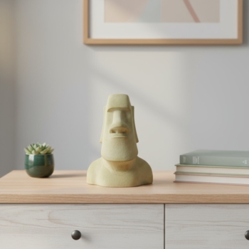 Trendige Betonaccessoires: Finde Moai Osterinsel Figur aus Beton online Moai Osterinsel Figur aus Beton