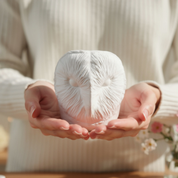 Eule Blumentopf aus Beton