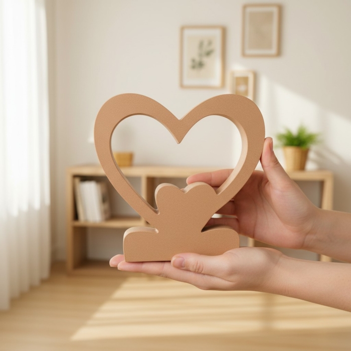 Moderne Betondekoration: Entdecke Herz in Herz aus Beton in unserem Shop Herz in Herz aus Beton