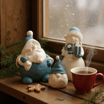 Schneemann aus Beton