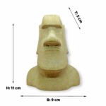 Moai Kopf Betonte Deko