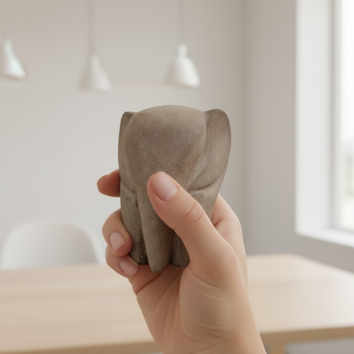 Zeitlose Betondekoration: Entdecke Elefantenfamilie aus Beton hier Elefantenfamilie aus Beton