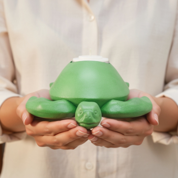 Schildkröte Kerzenhalter aus Beton