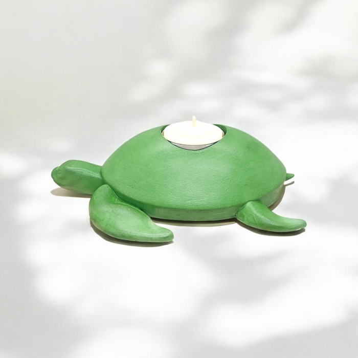 Schildkröte Kerzenhalter aus Beton