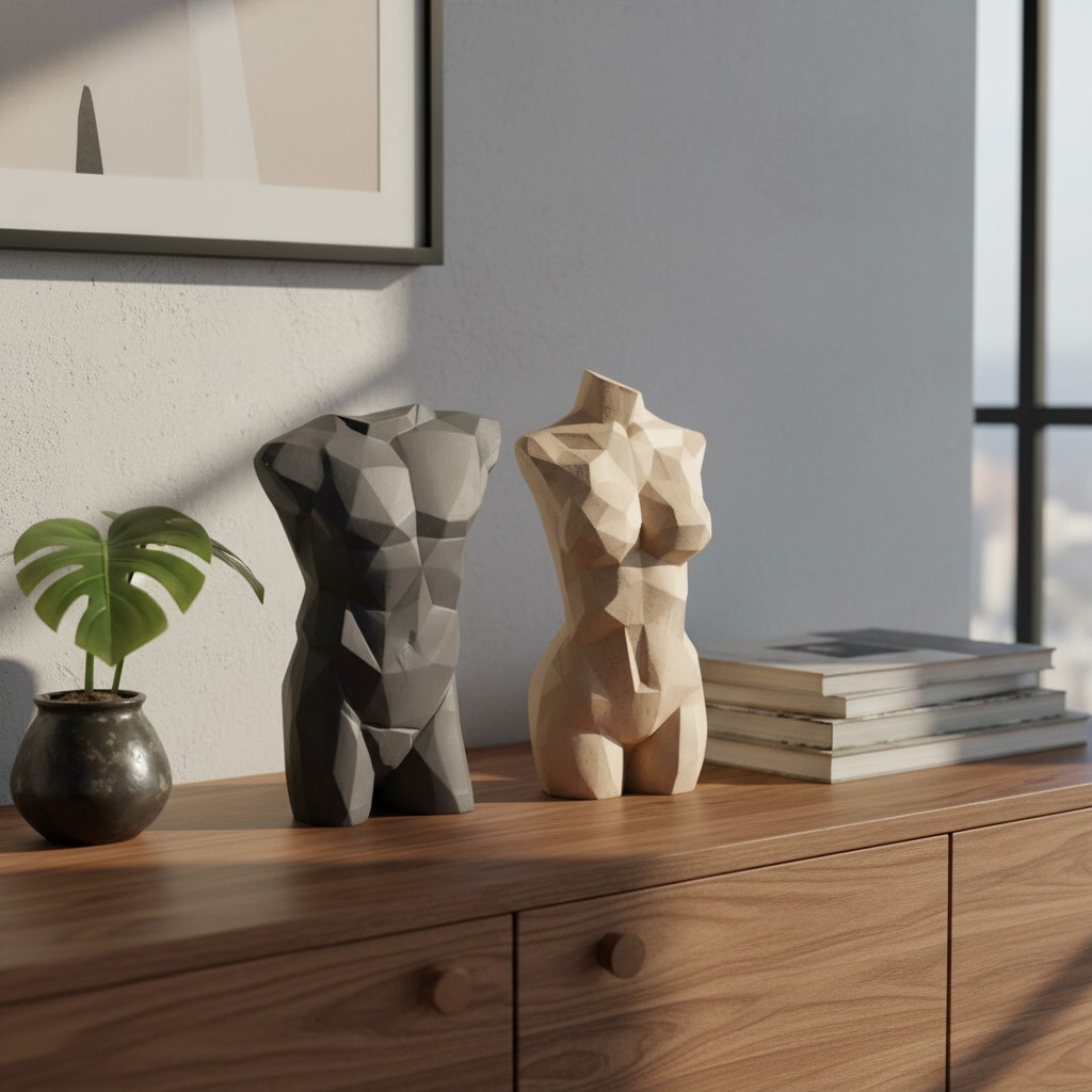 geometrische Statue