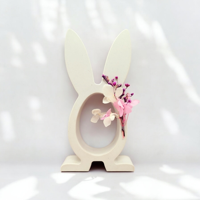 Osterhase Üei-Halter aus Beton