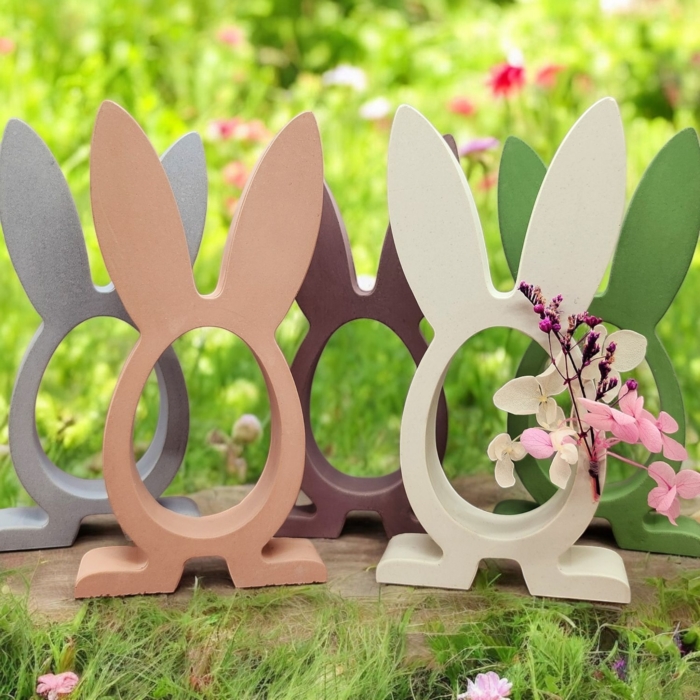 Osterhase Üei-Halter aus Beton