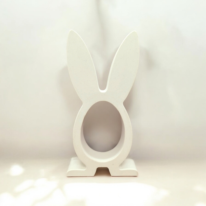 Osterhase Üei-Halter aus Beton