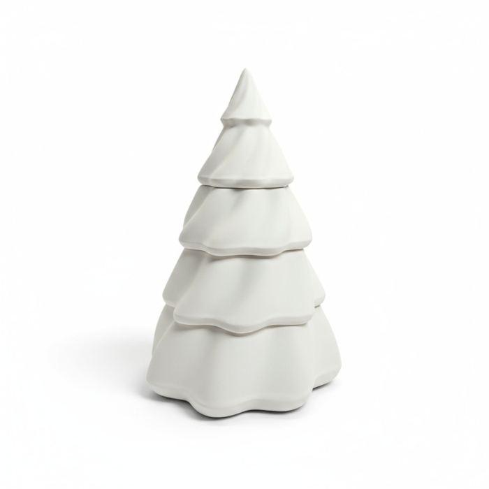 4 tlg. stapelbarer Weihnachtsbaum aus Beton