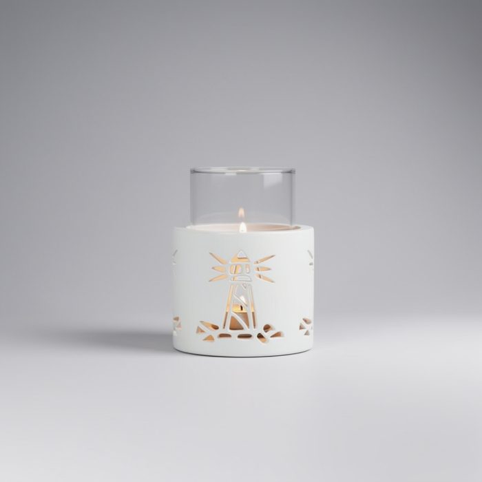 Moderne Betondekoration: Entdecke Windlicht Leuchtturm aus Beton in unserem Shop Windlicht Leuchtturm aus Beton