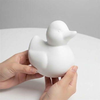 Badeente aus Beton aus Beton