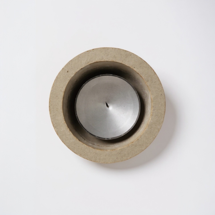 Teelichthalter Geist aus Beton