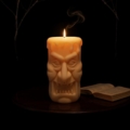 Weiteres Bild von Halloween Kerze schaurige Fratze aus Sojawachs