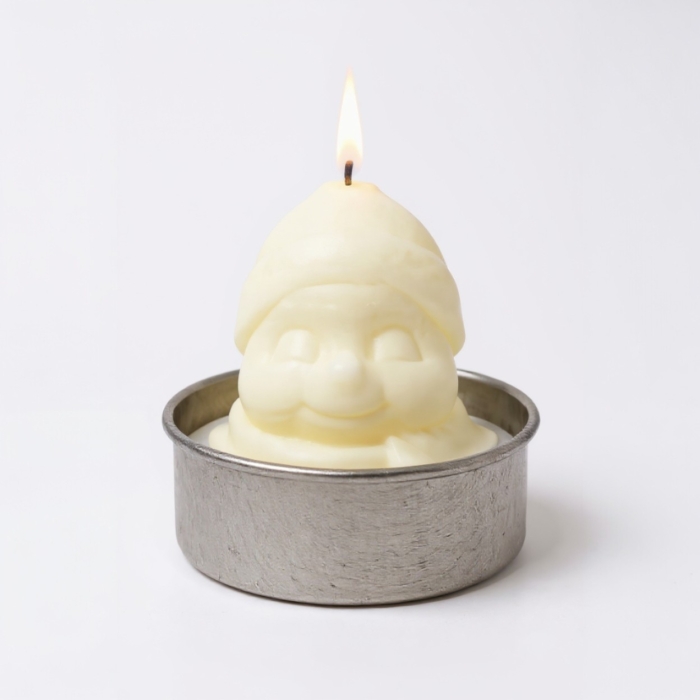 Weihnachtliche Teelichtkerzen Set aus Sojawachs