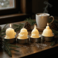Weiteres Video von Weihnachtliche Teelichtkerzen Set aus Sojawachs 0