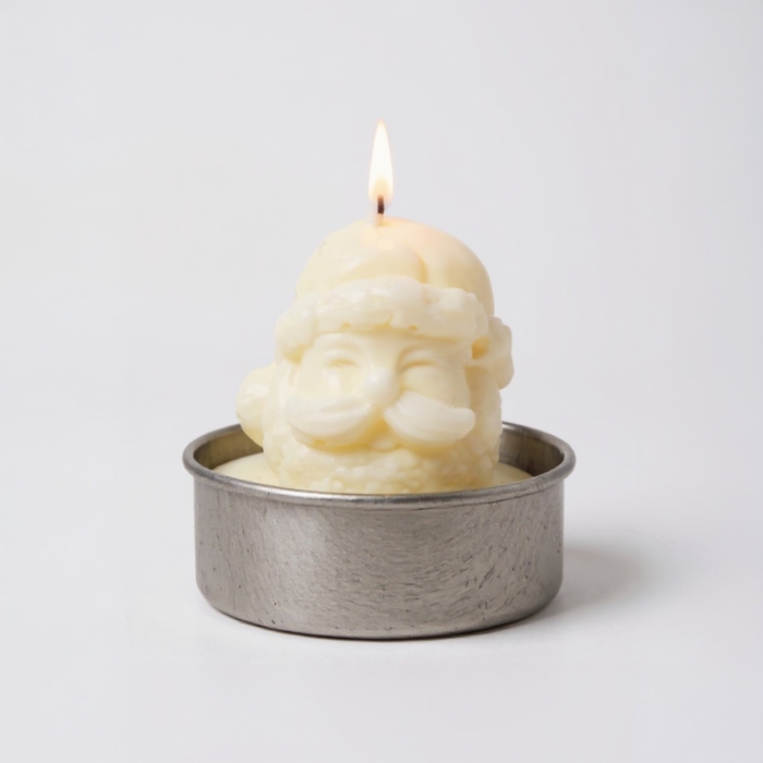 Weihnachtliche Teelichtkerzen Set aus Sojawachs