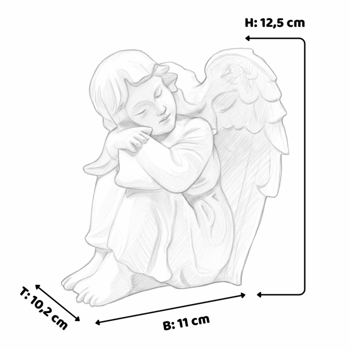 Lieblicher Engel aus Beton