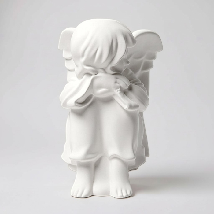 Lieblicher Engel aus Beton