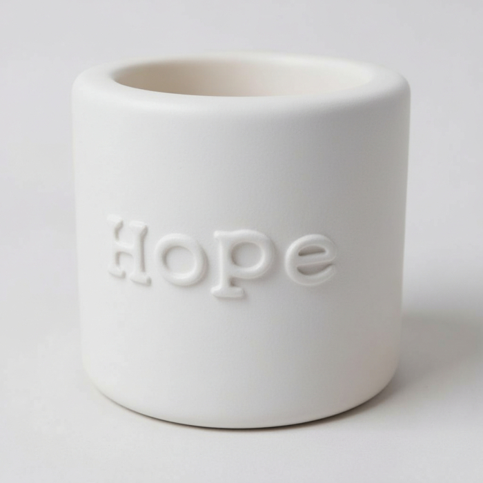 Schöne Betonstücke: Shoppe Kerzenhalter mit Schriftzug aus Beton bei uns Kerzenhalter mit Schriftzug aus Beton