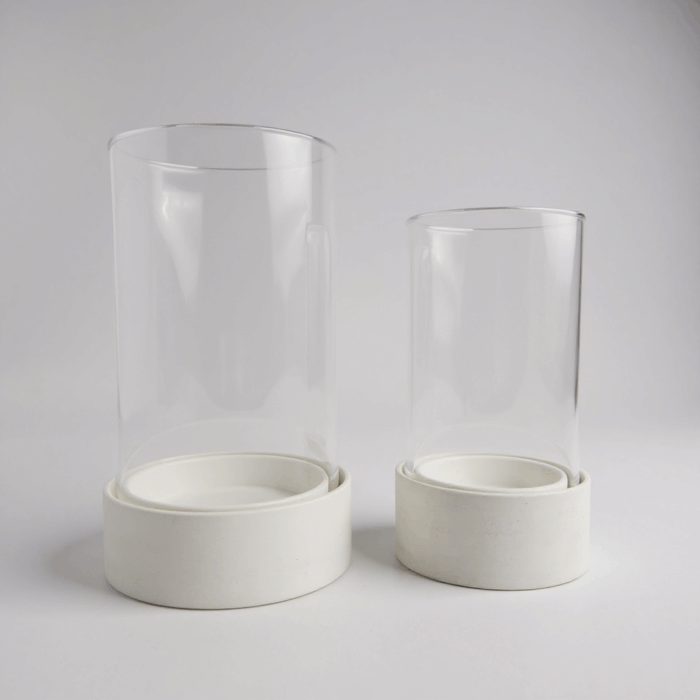 Stilvolle Betonprodukte: Jetzt Windlicht für Stumpenkerzen aus Beton kaufen Windlicht für Stumpenkerzen aus Beton