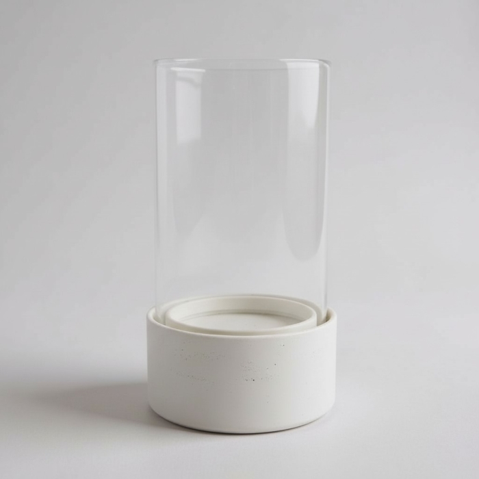 Einzigartige Beton-Deko: Bestelle Windlicht für Stumpenkerzen aus Beton bei uns Windlicht für Stumpenkerzen aus Beton