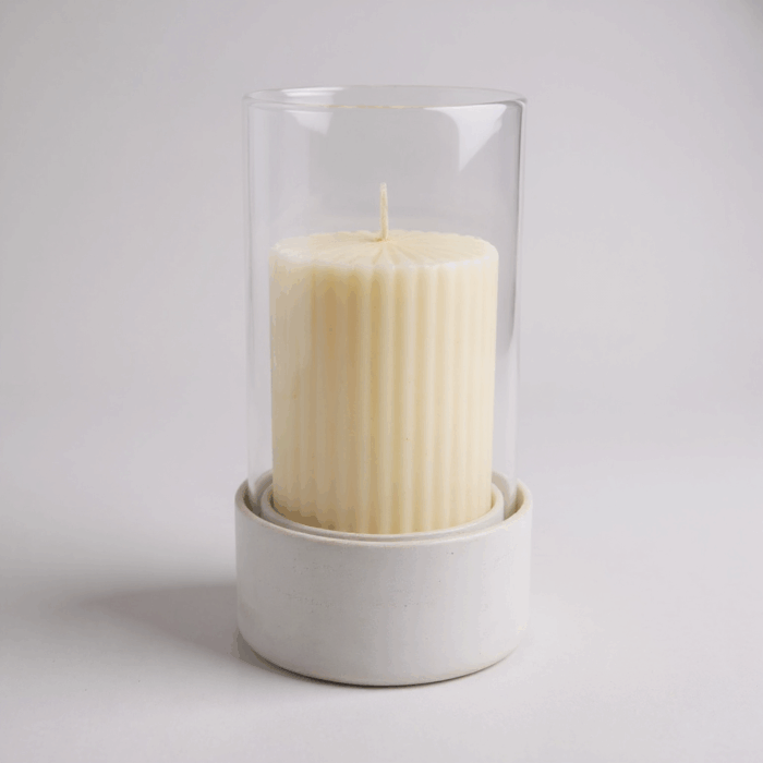 Individuelle Betonkunst: Erhalte Windlicht für Stumpenkerzen aus Beton in unserem Sortiment Windlicht für Stumpenkerzen aus Beton