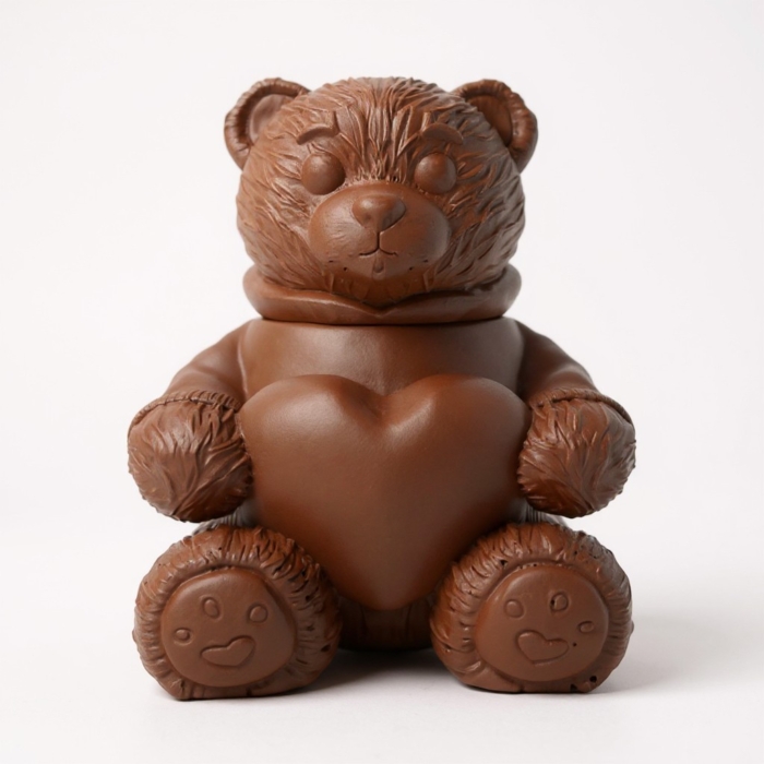 Stilvolle Betonprodukte: Jetzt Teddybär in Love geheime Dose aus Beton kaufen Teddybär in Love geheime Dose aus Beton