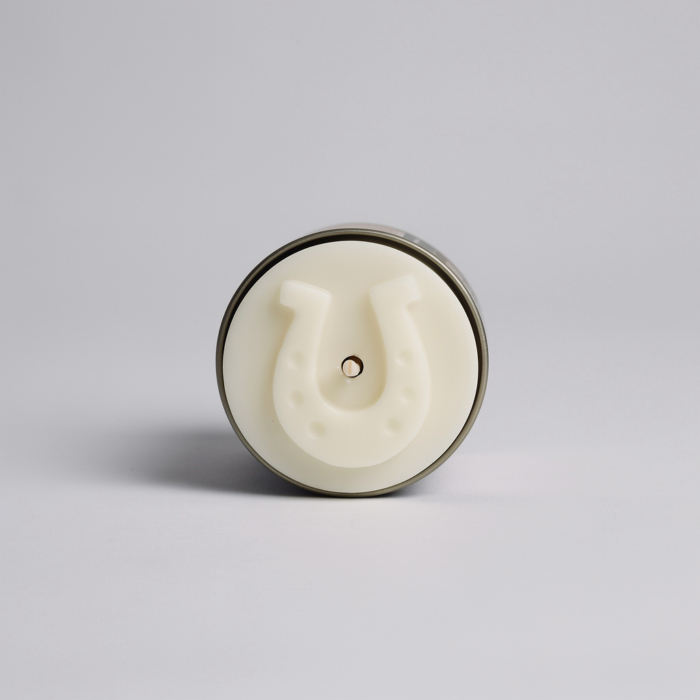 Motiv-Teelichter Glück 6 Stück aus Sojawachs