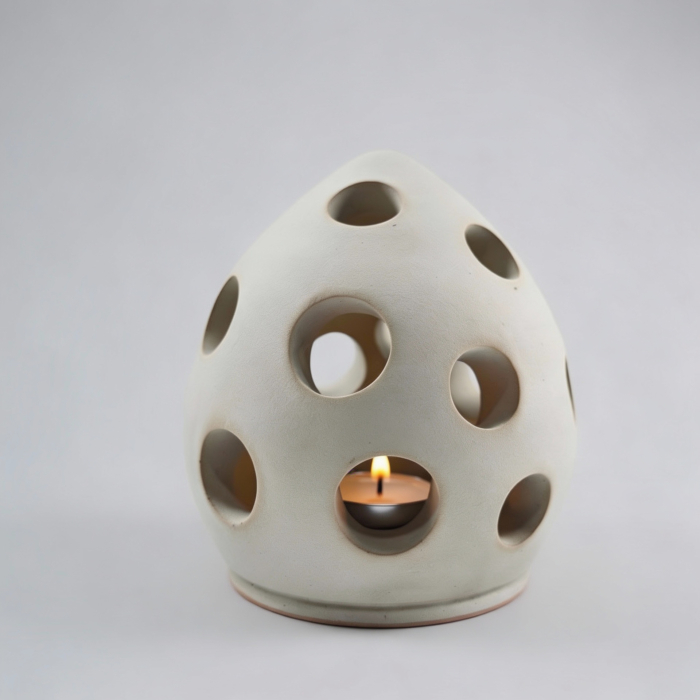 Osterei Windlicht aus Beton