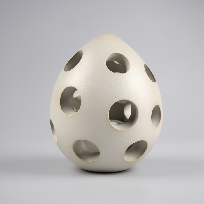 Osterei Windlicht aus Beton