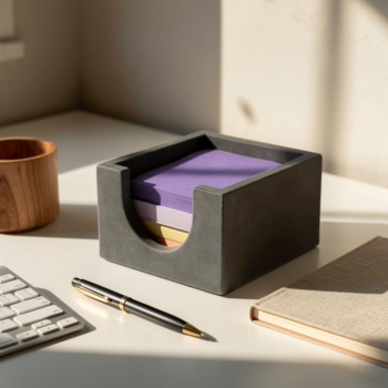 Notizpapierhalter aus Beton