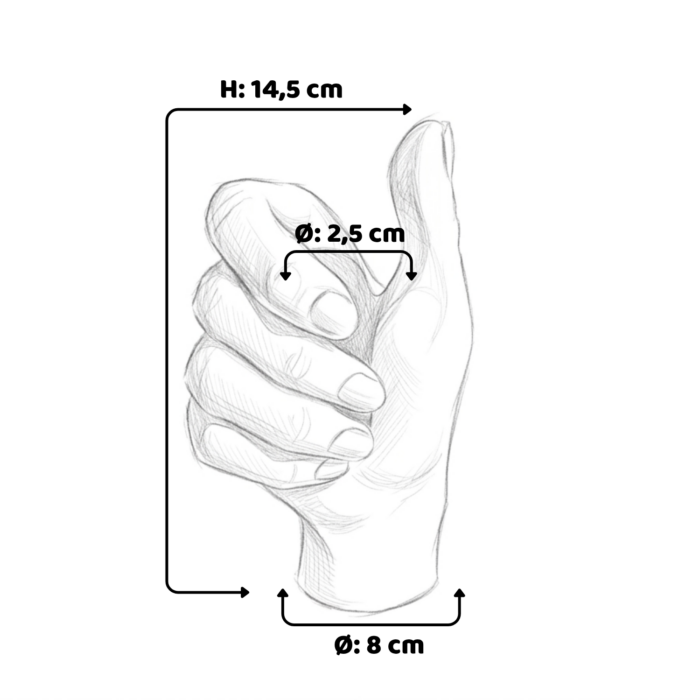 Schöne Betonstücke: Shoppe Hand Kerzenhalter aus Beton bei uns Hand Kerzenhalter aus Beton