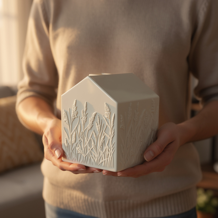 Moderne Betondekoration: Entdecke Haus Taschentuchbox Schniefhaus aus Beton in unserem Shop Haus Taschentuchbox Schniefhaus aus Beton
