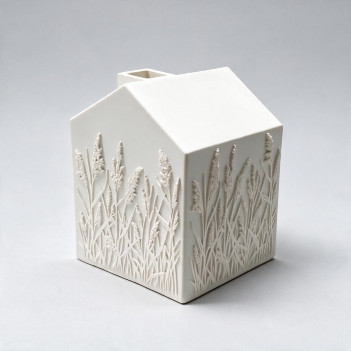 Trendige Betonaccessoires: Finde Haus Taschentuchbox Schniefhaus aus Beton online Haus Taschentuchbox Schniefhaus aus Beton