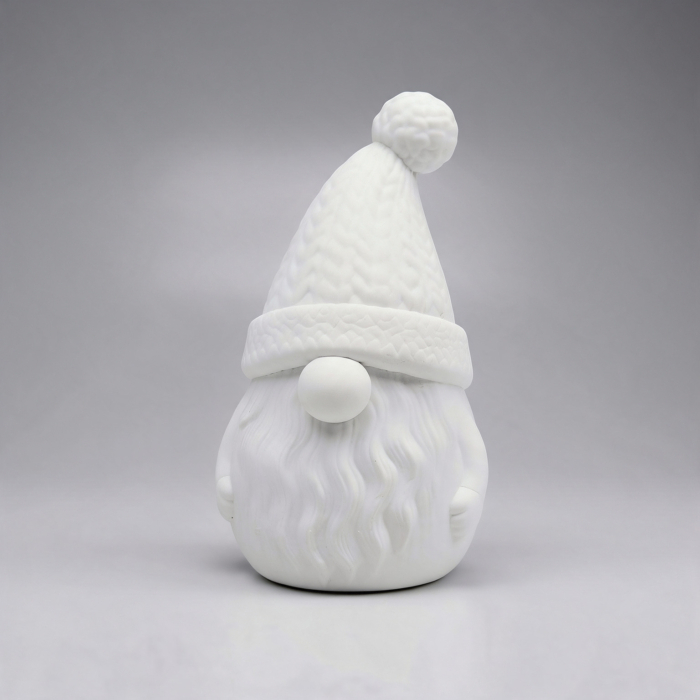 Winterlicher Wichtel aus Beton